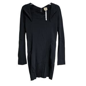 Roland Mouret RM Womens Mini Dress Size US 10 Black Long Sleeve Career Boss